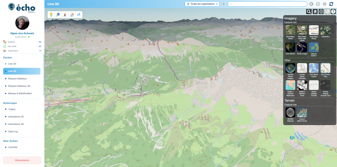 Live 3D - Relief rapproché